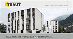Desktop Screenshot of malerbetrieb-traut.com